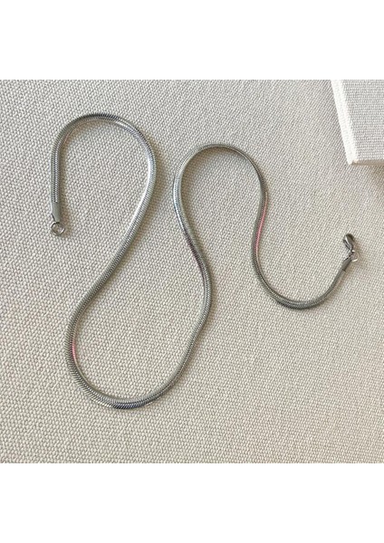 Kaplan Taşlı Trend Ikili Çelik Kolye fiyatları