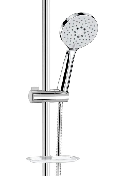 | Valtemo Fonksiyonlu Krom Beyaz Sürgülü Duş Seti modelleri