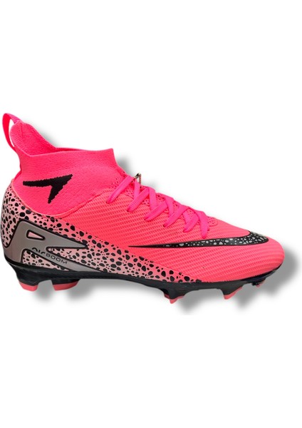 Yeni Model Özel Taban Çoraplı Krampon Pembe Siyah Desenli modelleri