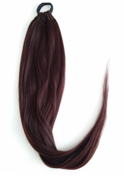 Kumral Renkli At Kuyruğu Saç Tokası