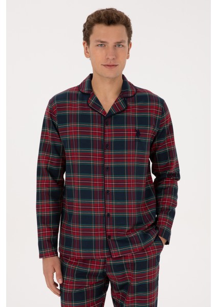 Erkek Bordo Pijama Takım 50318614-VR014 modelleri