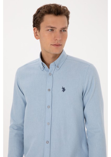 Erkek Açık Mavi Gömlek Basic 50316721-VR003 fiyatları