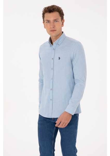 Erkek Açık Mavi Gömlek Basic 50316721-VR003 modelleri
