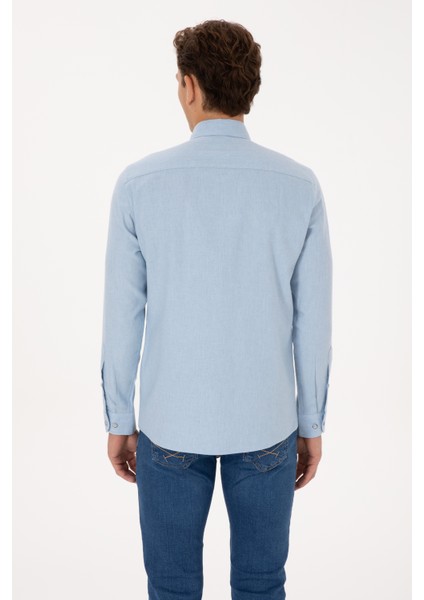 Erkek Açık Mavi Gömlek Basic 50316721-VR003 indirimleri