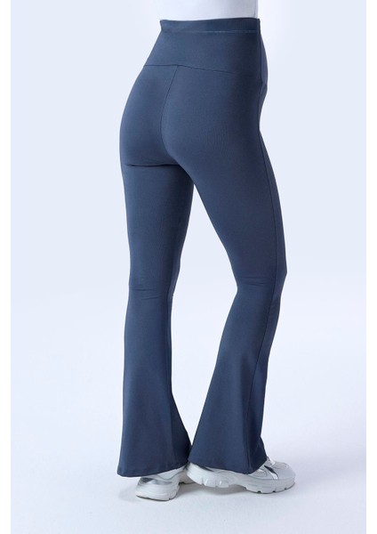 Imaj 716 Gri Renk Toparlayıcı ve Extra Esnek Etkili Yüksek Bel Ispanyol Paça Hamile Tayt indirimleri