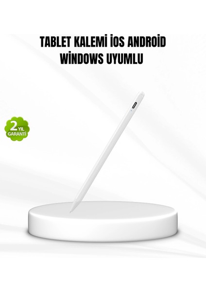 Akıllı Dokunmatik Kalem – Type-C Şarjlı, Manyetik, Apple Pencil Alternatifi Stylus Pen