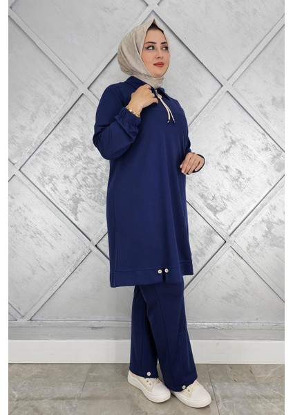 Kadın Düğme Detaylı Tesettür Takım fiyatları