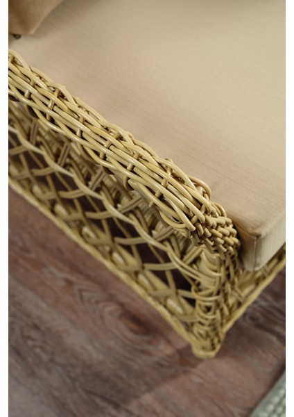 Rattan Icon Bahçe Mobilyası 2+1+1+Camlı Masa fiyatları