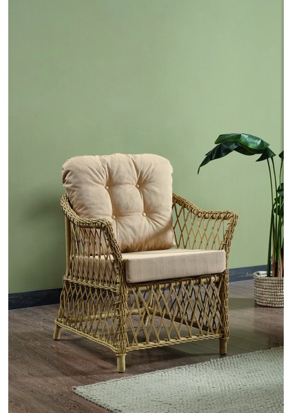 Rattan Icon Bahçe Mobilyası 2+1+1+Camlı Masa modelleri