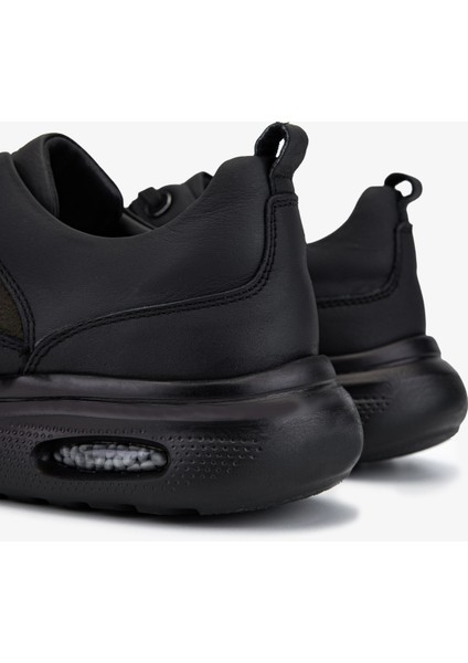 Erkek Hakiki Deri Siyah Sneakers & Spor Ayakkabı 298 3174-5018 Erk Ayk SK25-26 Syh Mat/hk Dnt fırsatları