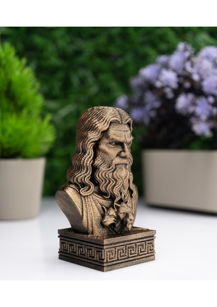 Hades Büst Figür – Antik Yunan Mitolojisi Dekoratif Heykel fiyatları
