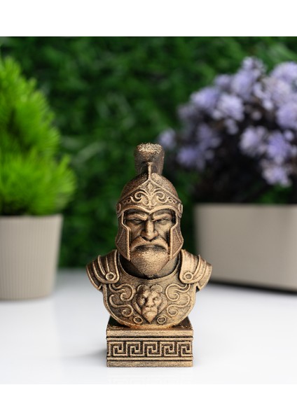 Ares Büst Figür – Antik Yunan Mitolojisi Dekoratif Heykel