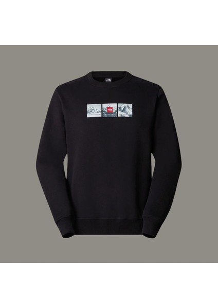 Crew Neck Siyah Sweatshirt fiyatları