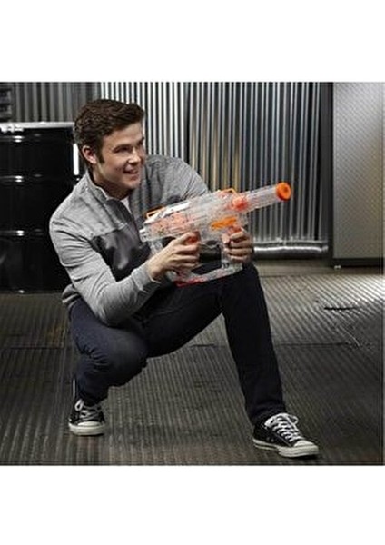 Modulus Evador Dart Tabancası Şeffaf Tasarım 12 Dart Kapasiteli Tam Otomatik