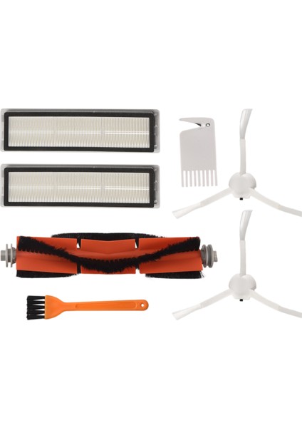 D9 Robot Süpürge Yedek Aksesuarları Ana Fırça Yan Filtre Yedek Parçaları (Yurt Dışından)