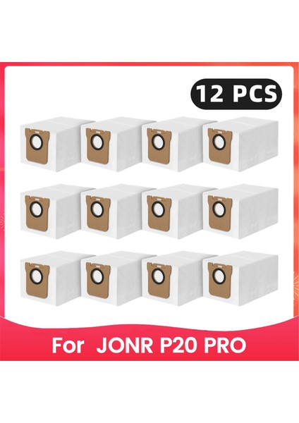 P20 Pro Robot Süpürge Yedek Parçaları Aksesuarları Sarf Malzemeleri ile Uyumlu Toz Torbası (Yurt Dışından)