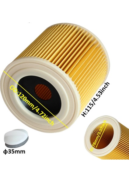 Elektrikli Süpürge Parçaları Için Yedek Hava Toz Filtresi WD2250 WD3.200 Mv2 Mv3 Wd3 A2004 A2204 Filtre (Yurt Dışından) fiyatları