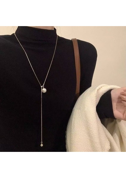 Yeni Çin Zen Uzun Bronz Tüy Kolye Vintage Bohem Etnik Tarzı Çift Jumper Giyim Uzun Aksesuarlar (Yurt Dışından)