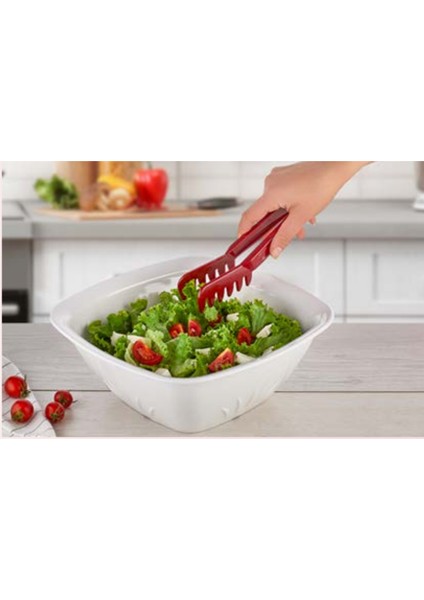 Makarna, Salata, Sebze ve Et Servisi Için Isıya Dayanıklı Polikarbon Servis Maşası fiyatları