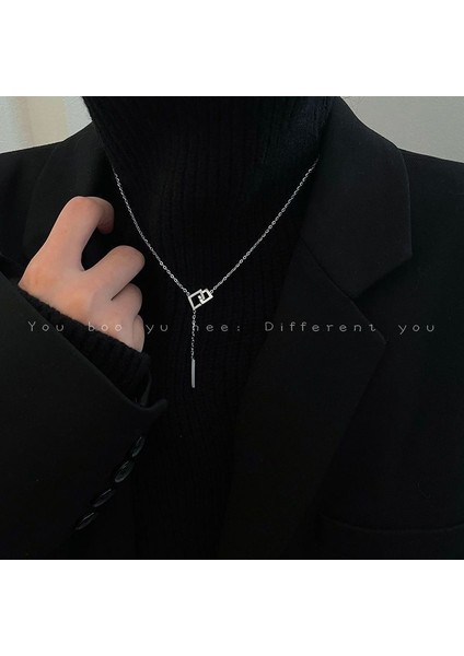 Yeni Ekleme Japonya ve Güney Kore Kolye Tasarım Duygusu Gelişmiş Hafif Lüks Niş Köprücük Kemiği Zinciri, Kadın Kolye (Yurt Dışından)