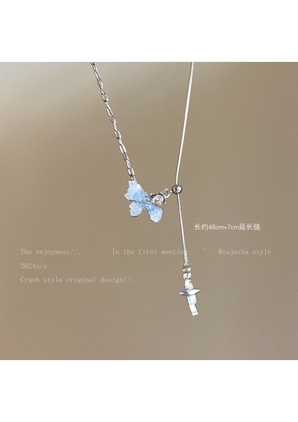 Yeni Retro Bohem Kolye Hong Kong Tadı Seramik Kolye Kolye Kadın Yeni Etnik Kolye Uzun Bölüm (Yurt Dışından)