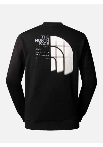 Erkek Yuvarlak Yaka Sweatshirt Siyah fiyatları