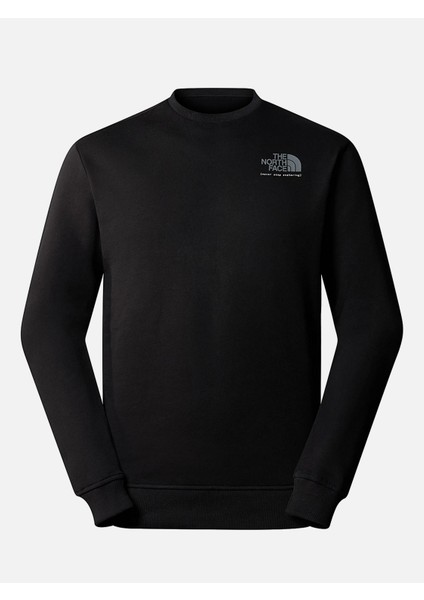 Erkek Yuvarlak Yaka Sweatshirt Siyah modelleri