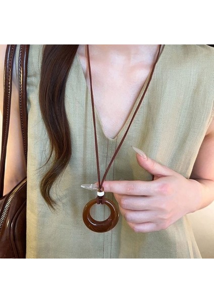 Yeni Geometrik Niş Kolye Yüksek Tasarım Moda Ins Mizaç Kolye Aksesuarları (Yurt Dışından)