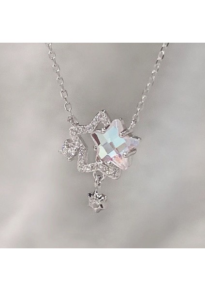 Yeni Vibe Sense Iyi Şanslar Istifleme Kolye Kısa Kolye Sevimli Köprücük Kemiği Zinciri (Yurt Dışından)