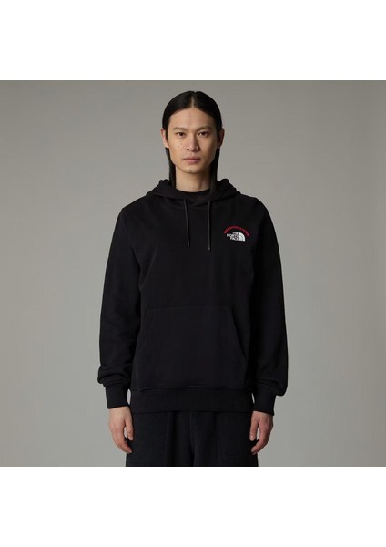 Erkek Kapşonlu Sweatshirt Siyah