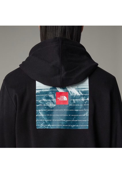 Erkek Kapşonlu Sweatshirt Siyah