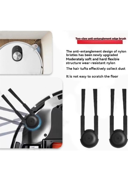 M40S / OV31CN Elektrikli Süpürge Parçaları Için Yan Fırça Yıkanabilir Yedek Parça 10 Adet (Yurt Dışından) fırsatları