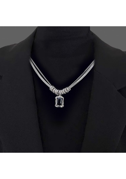 Yeni Kolye Niş Tasarım Birinci Sınıf Mizaç Duygusu Basit Köprücük Kemiği Zinciri Çok Yönlü Basit Hafif Lüks Kolye (Yurt Dışından)