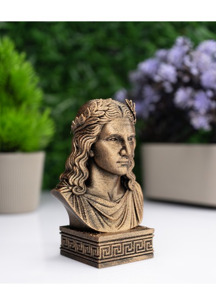 Apollo Büst Figür – Antik Yunan Mitolojisi Dekoratif Heykel fiyatları