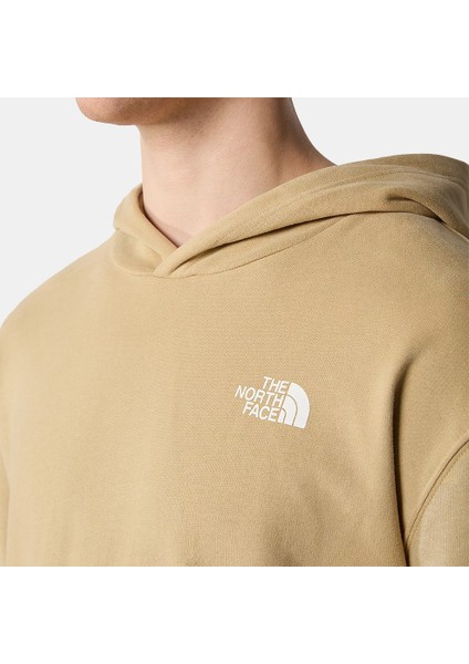 Logo Baskılı Erkek Kapüşonlu Üst