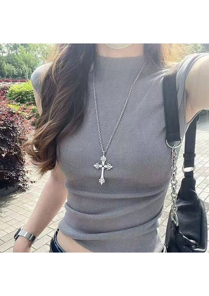 Yeni Geometrik Niş Kolye Yüksek Tasarım Moda Ins Mizaç Kolye Aksesuarları (Yurt Dışından)