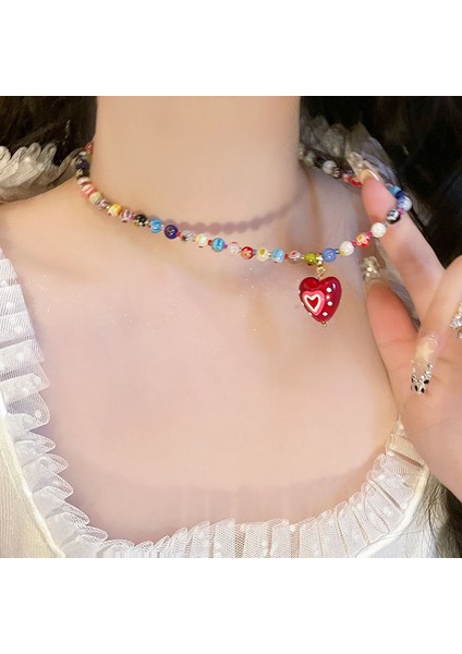 Yeni Ekleme Japonya ve Güney Kore Kolye Tasarım Duygusu Gelişmiş Hafif Lüks Niş Köprücük Kemiği Zinciri, Kadın Kolye (Yurt Dışından)