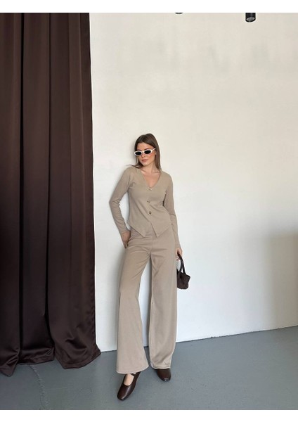 Düğme Detaylı Selanik Kumaş Takım modelleri