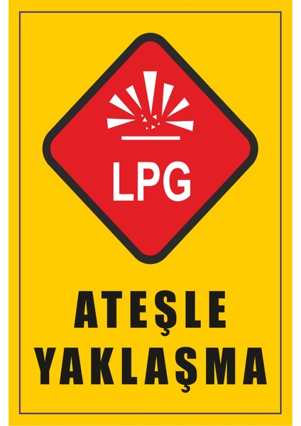 Ateşle Yaklaşma Levhası