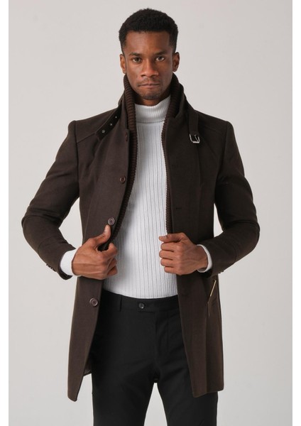 Erkek Kaşe Kaban – Çıkartılabilir Fermuarlı Ribanalı Yaka, Slim Fit Italyan Kesim, Şık ve Fonksiyonel Bej, Taba, Kahverengi, Gri, Siyah indirimleri