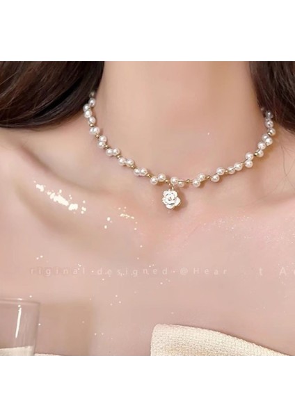 Yeni Perçin Metal Deri Yaka Crockpunk Aşk Kız Kültür Niş Kolye (Yurt Dışından)