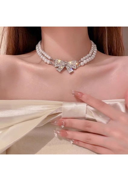 Yeni Kolye Niş Tasarım Birinci Sınıf Mizaç Duygusu Basit Köprücük Kemiği Zinciri Çok Yönlü Basit Hafif Lüks Kolye (Yurt Dışından)