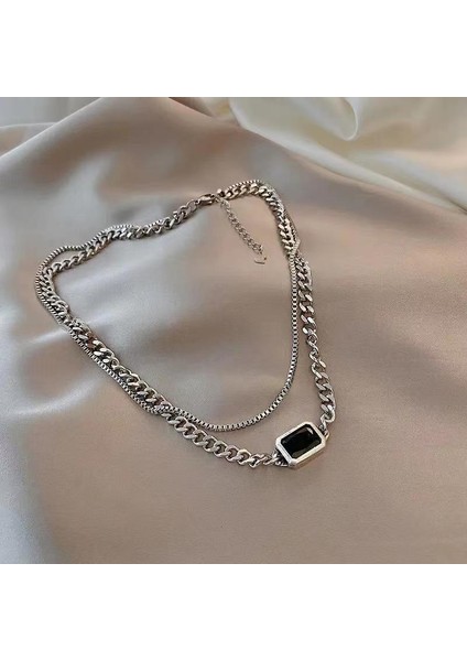 Yeni Kolye Kadın Niş Aksesuarları Baharatlı Kız Tatlı Serin Köprücük Kemiği Zinciri Kazak Kazak Zinciri Yüz Üst Düzey Süslemeler Duygusu ile (Yurt Dışından)