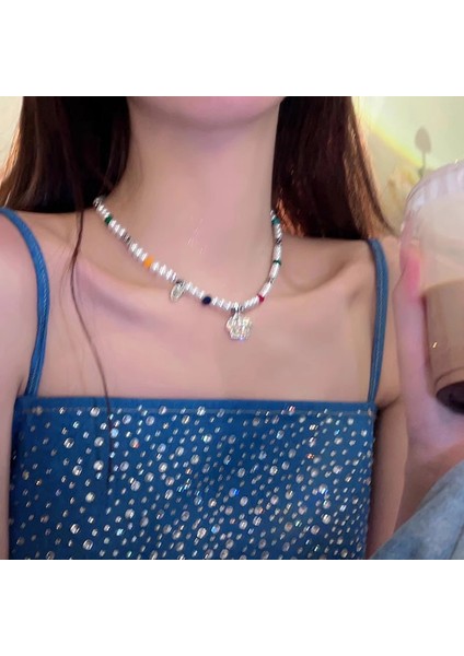 Yeni Kolye Niş Tasarım Birinci Sınıf Mizaç Duygusu Basit Köprücük Kemiği Zinciri Çok Yönlü Basit Hafif Lüks Kolye (Yurt Dışından)