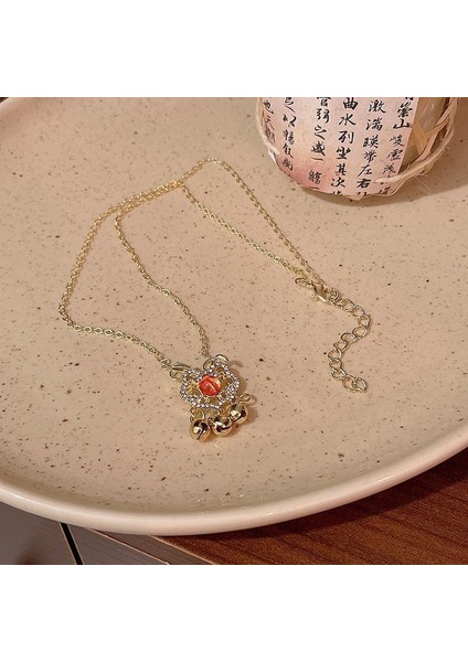 Yeni Kolye Kadın Niş Aksesuarları Baharatlı Kız Tatlı Serin Köprücük Kemiği Zinciri Kazak Kazak Zinciri Yüz Üst Düzey Süslemeler Duygusu ile (Yurt Dışından)