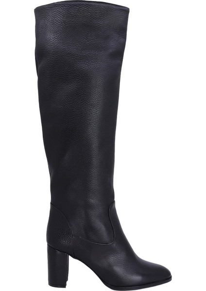 26712 Deri Kadın Çizme