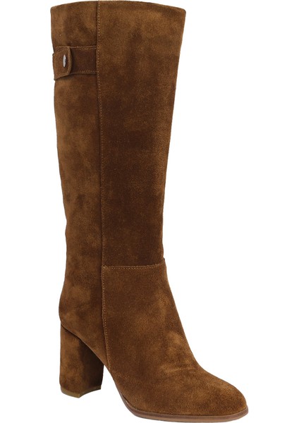 25416S Süet Deri Kadın Topuklu Çizme fiyatları