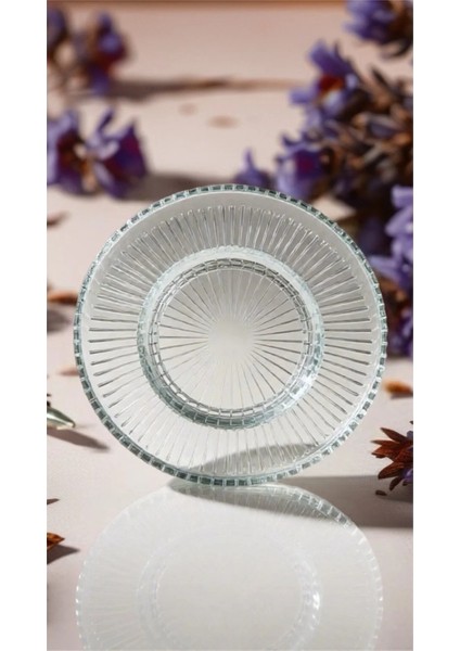 Kristal Çay Tabağı-Çay Altlığı 6 Parça modelleri