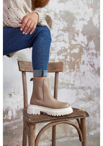 Venüs Vizon Renkli Hakiki Deri Kadın Postal modelleri