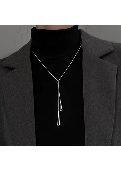 Yeni Perçin Metal Deri Yaka Crockpunk Aşk Kız Kültür Niş Kolye (Yurt Dışından)